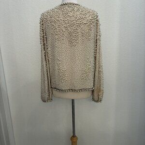 Jack Bryan jacket with exquisite pearl trim.